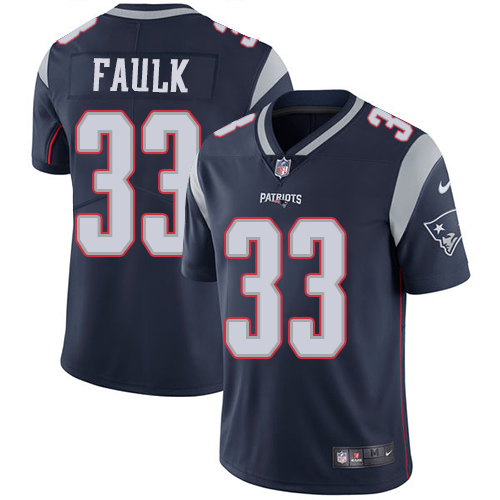 Nike Patriots #33 Kevin Faulk Navy Blue Team Color Men's Stitched NFL Vapor Untouchable Limited Jersey - Click Image to Close